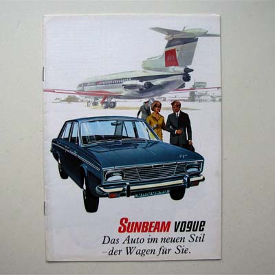 Sunbeam Vogue, Autoprospekt, 1970