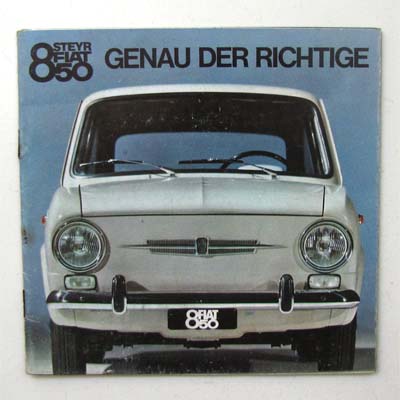 .Fiat 850, Autoprospekt