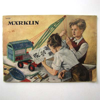 Märklin Katalog für Bauvorlagen, um 1955