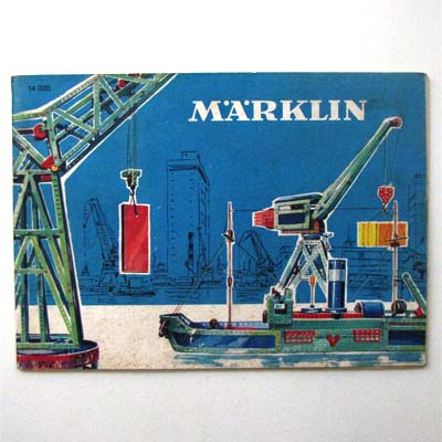 Märklin Katalog für Bauvorlagen, um 1960