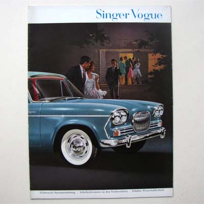 .Singer Vogue, Autoprospekt