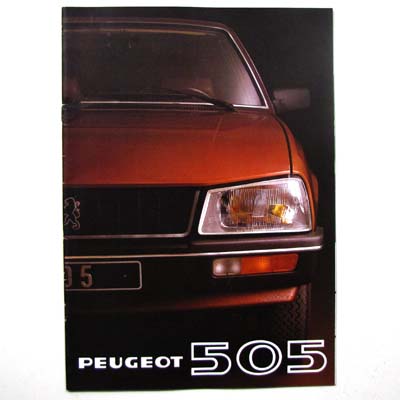 .Peugeot 505, Autoprospekt, 1981
