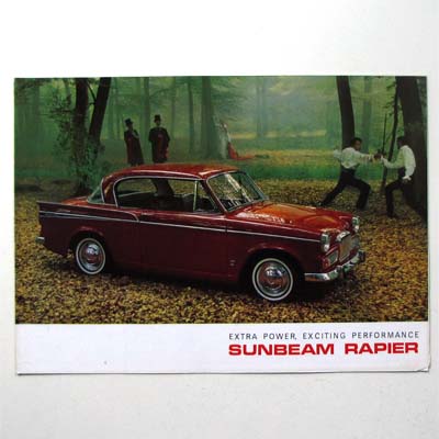 Sunbeam Rapier, Autoprospekt