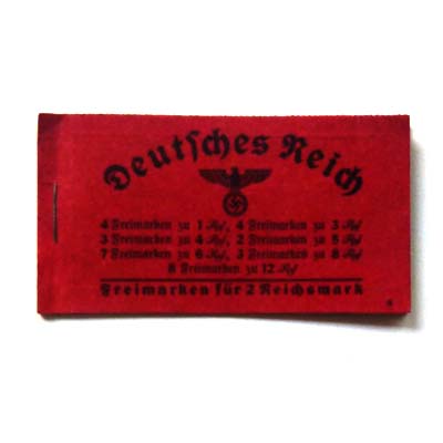4 Pfennig, dt. Reich, Briefmarken im Büchlein