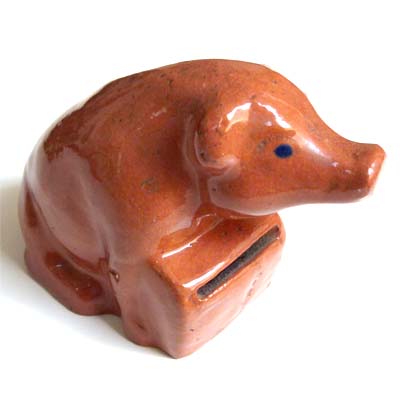 Sparschwein, Sparkasse, Schweinchen, Ton