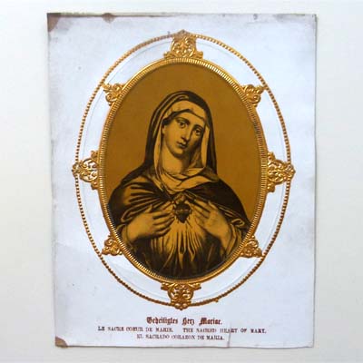 Geheiligtes Herz Mariae, sehr großes Heiligenbild