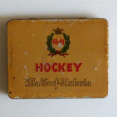 Hockey, Waldorf-Astoria, Zigarettendose