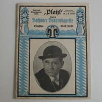 Münchner Platzl, Weiß Ferdl, Programmheft