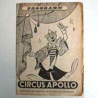 Zirkus Apollo, Programmheft, Wien