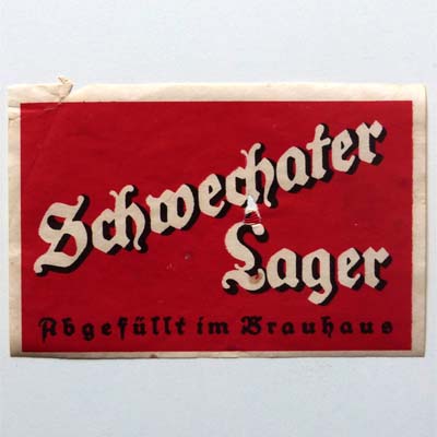 Schwechater Lager, Bieretikett