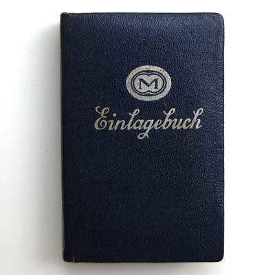 Sparkasse, Einlagebuch, Merkurbank