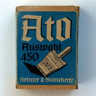 Schreibfedern, Heintze & Blanchertz, befüllt, Ato 50