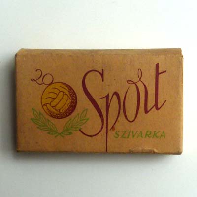 Sport Szivarka, Zigarettenpackung, Fußball, Ungarn