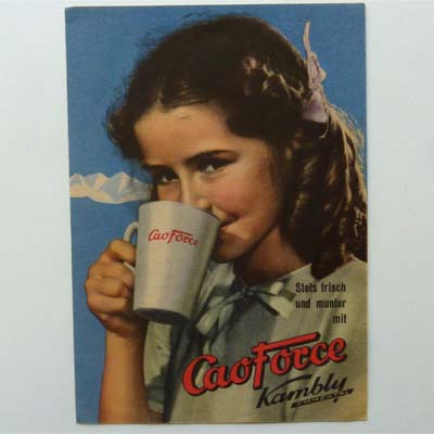 CaoForce, Kambly, Werbeprospekt, 50er Jahre