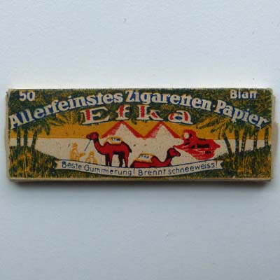 Efka, Zigarettenpapier, original befüllt, um 1945