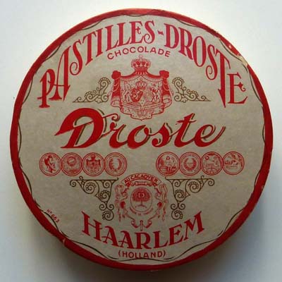 Droste, Pastilles Chocolade, Holland, Pappschachtel