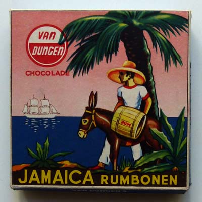 Jamaica Rumbonen, Van Dungen Chocolade, Schachtel
