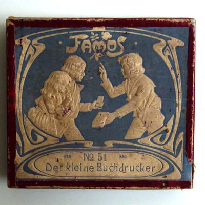 Famos - Der kleine Buchdrucker, kleiner Setzkasten