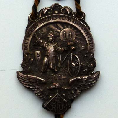Abzeichen, Allgemeine Rad Union, Münchner Kindl, 1897