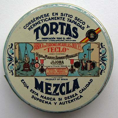 Tortas Mezcla, Spanien, Blechdose