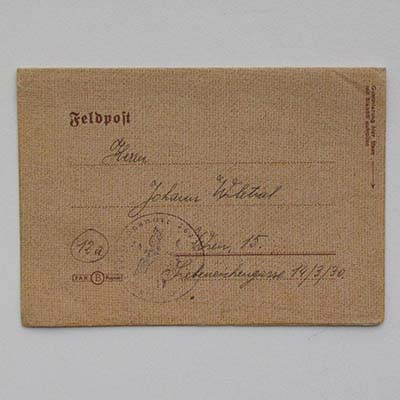 Feldpostbrief, Stempel, 1944