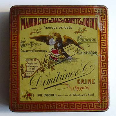 Dimitrino & Co - Caire, Luxor, Zigarettendose
