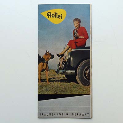 Rollei, Werbeprspekt für Farbbildkameras, 1955