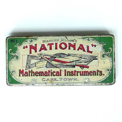 Mathematical Instruments, Blechdose, Cape Town
