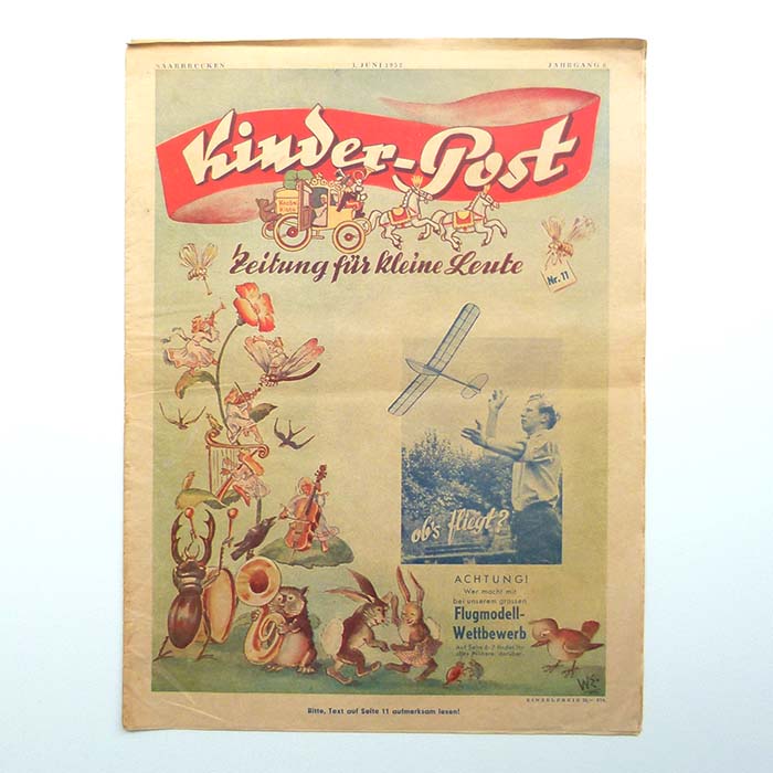 Die Kinderpost, Kinderzeitschrift, 1952, Heft 11