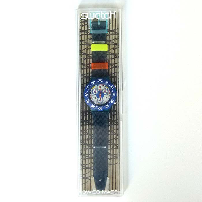 DEFEKT Swatch, Armbanduhr, Aqua Chrono - Big Blue