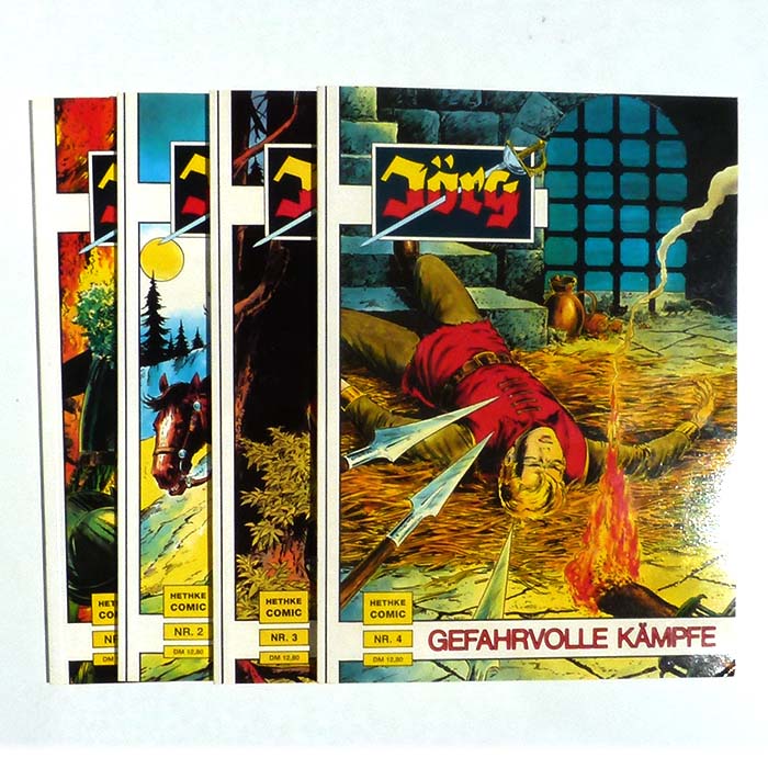 Jörg, Hethke Comic, Heft 1 - 4, Sammlerausgabe, 1989