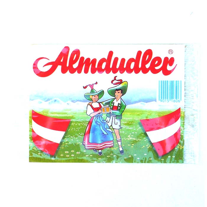 Almduler, Etikett, Trachtenpärchen