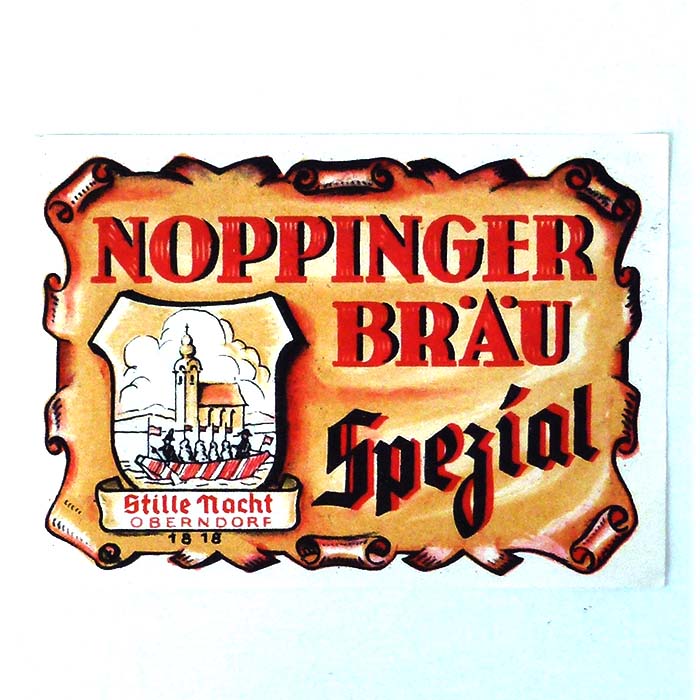 Noppinger Bräu, Weihnachtsbräu, Bieretikett