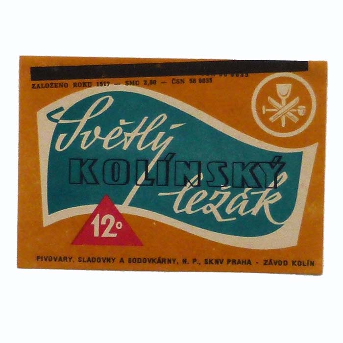 Kolinsky, Brauerei, Bieretikett