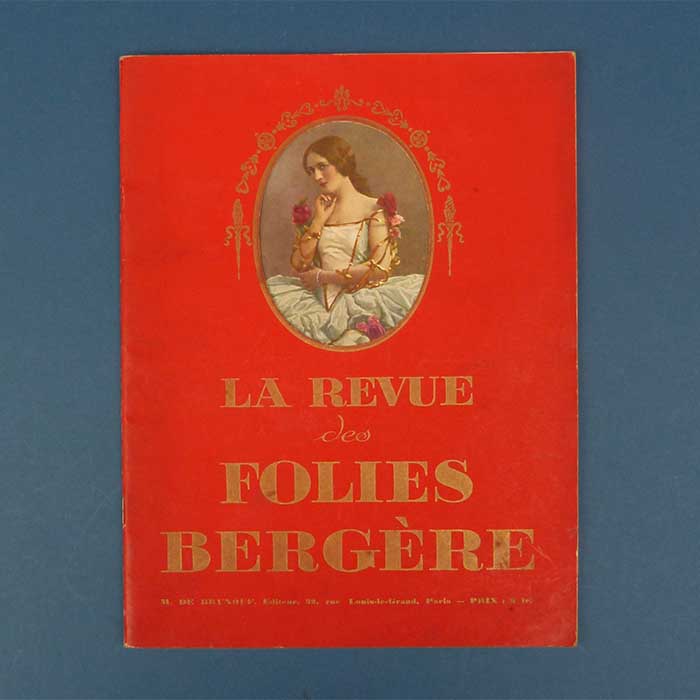 La Revue des Folies-Bergére, Paris, um 1920