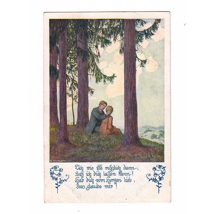 Ach wie ist's möglich ... , Ernst Kutzer, AK