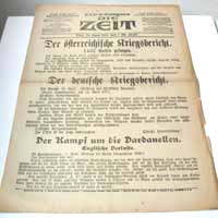 Extra-Ausgabe v. Die Zeit, 1. WK, 1915