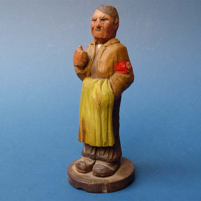 Holzfigur, 3. Reich, Hitler als Schankwirt