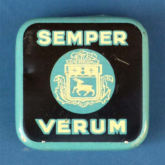 Semper Verum, Farbbanddose,  / typewriter ribbon