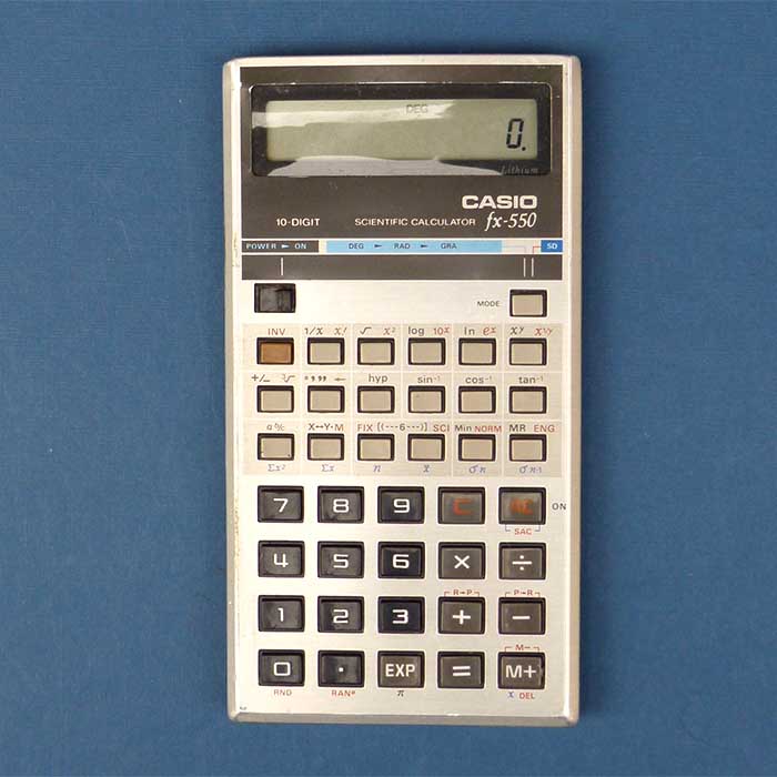 Casio, Taschenrechner, fx-550, funktionstüchtig