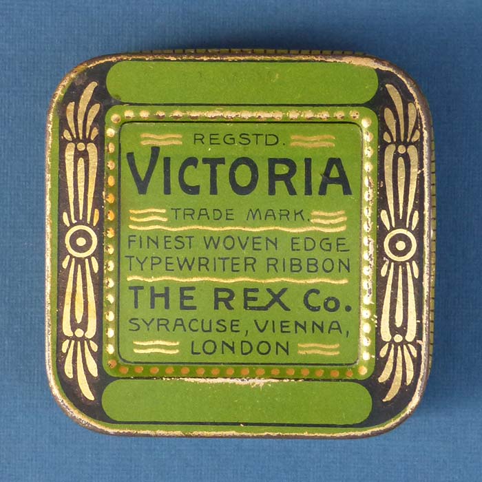 Victoria - The Rex Co., Farbbanddose /  typewriter ribb