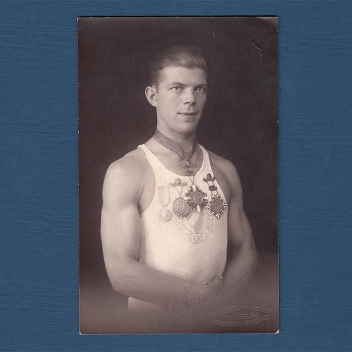 Boxer, alte Fotografie, 1926