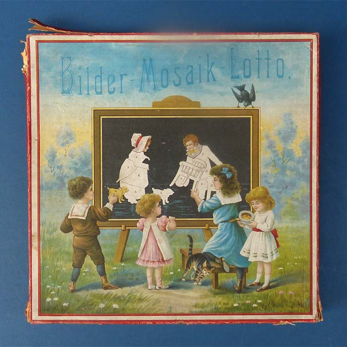 Bilder - Mosaik - Lotto, Puzzle, um 1870