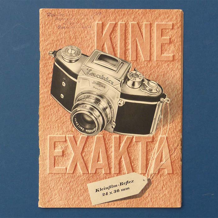 Kine Exakta, Fotoapparat, Prospekt, um 1939