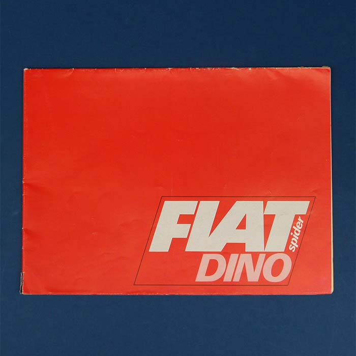 Fiat Dino Spider, Autoprospekt