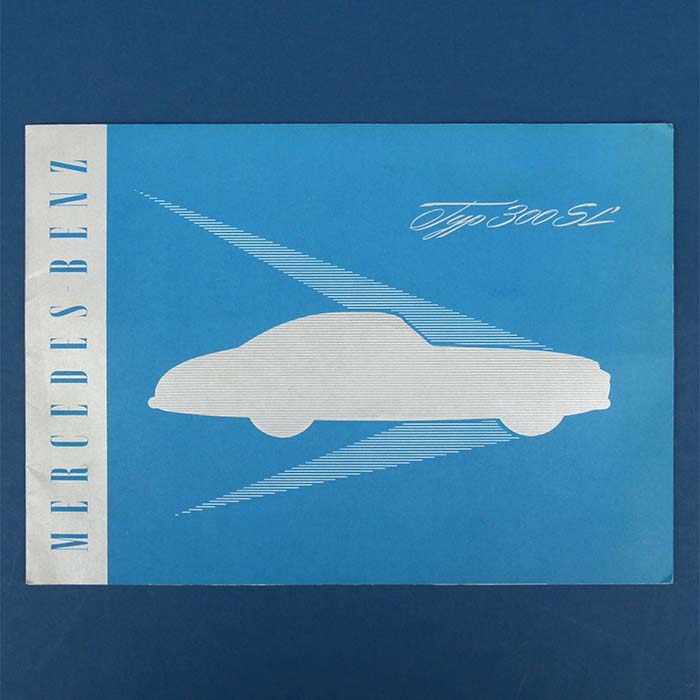 Mercedes Benz Typ 300 SL, Prospekt, 1975