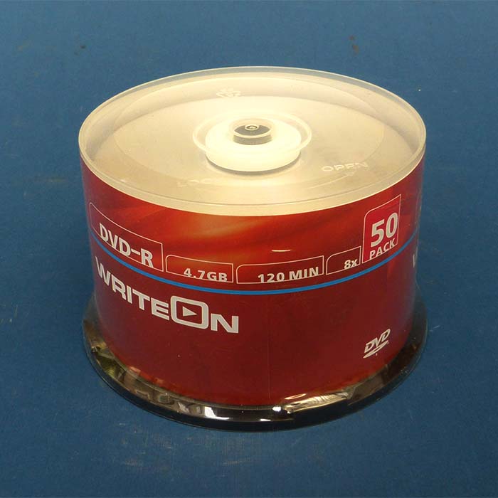 Writen, DVD-R, 4,7 GB, 120 min, 50er pack