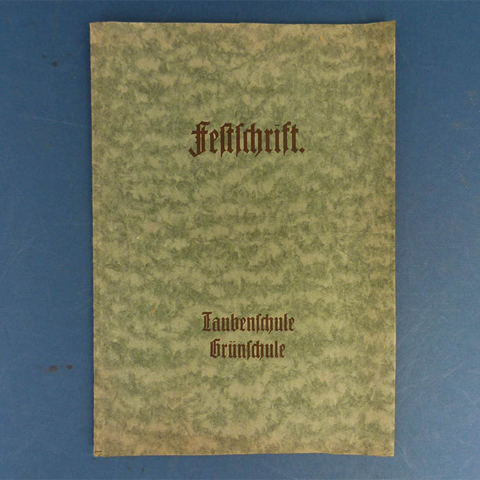 Festschrift, Jahrhundertfeier, Taubenschule, 1925