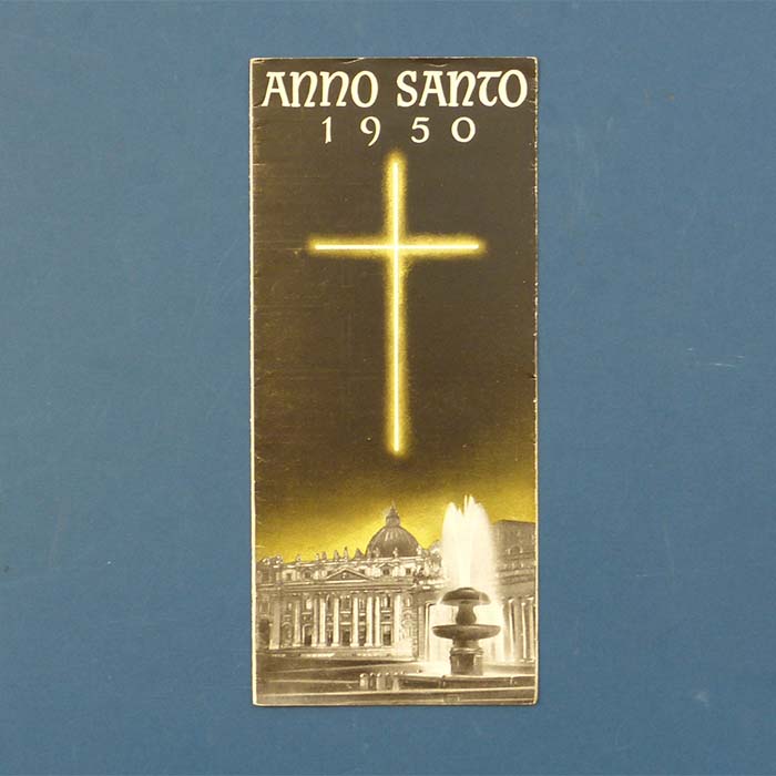 Reiseprospekt Wien - Rom, Anno Santo 1950