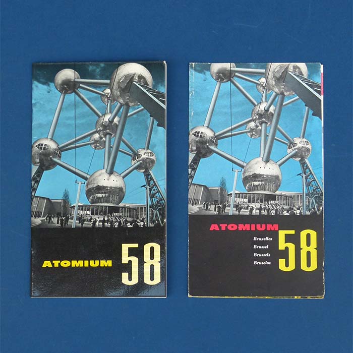 Atomium 58 - Brüssel, Broschüre & Werbeflyer